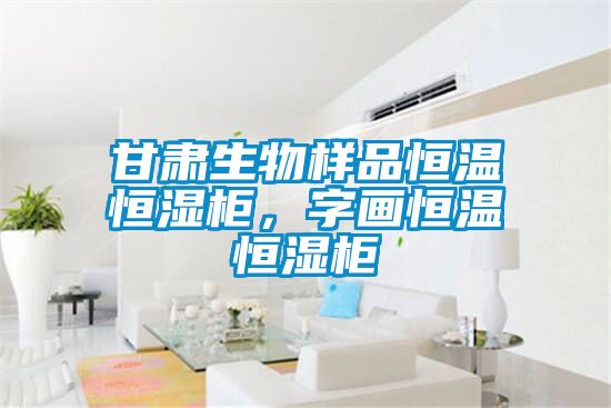 甘肅生物樣品恒溫恒濕柜，字畫恒溫恒濕柜