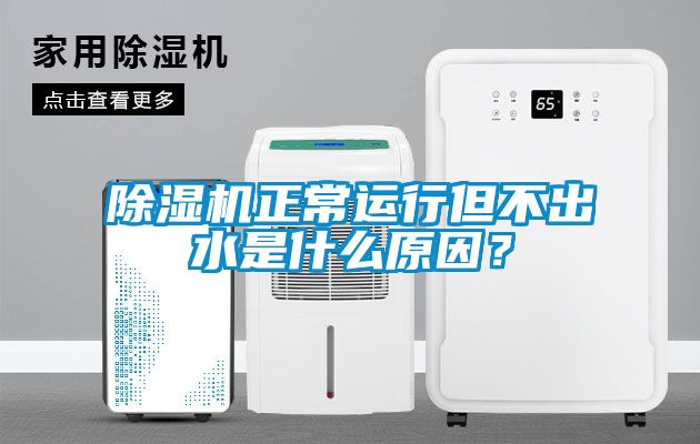 除濕機正常運行但不出水是什么原因？
