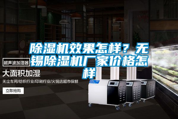 除濕機效果怎樣？無錫除濕機廠家價格怎樣
