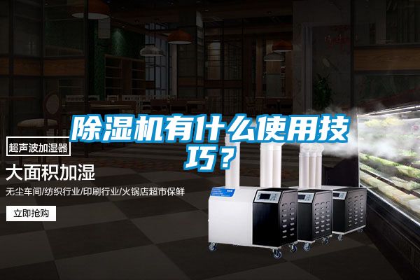 除濕機(jī)有什么使用技巧？
