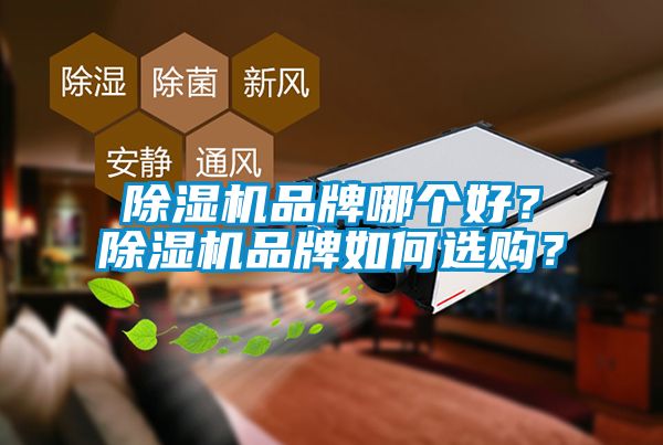 除濕機品牌哪個好？除濕機品牌如何選購？