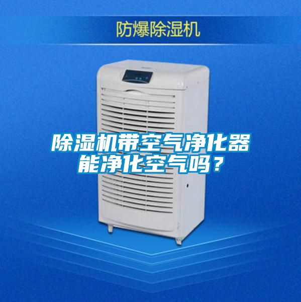 除濕機(jī)帶空氣凈化器能凈化空氣嗎？