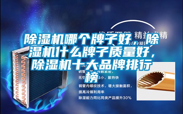 除濕機哪個牌子好，除濕機什么牌子質量好，除濕機十大品牌排行榜
