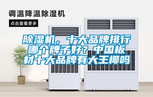 除濕機(jī)，十大品牌排行哪個(gè)牌子好？中國(guó)板材十大品牌有大王椰嗎